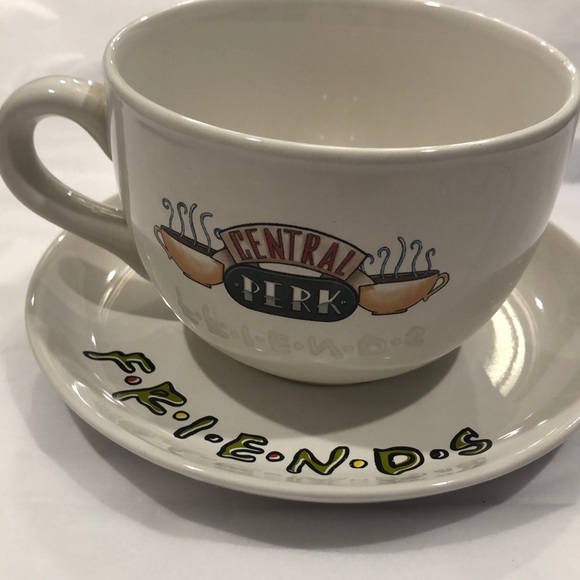 Friends tv show Central Perk vintage commemorative extra large cup and saucer - Picture 1 of 6